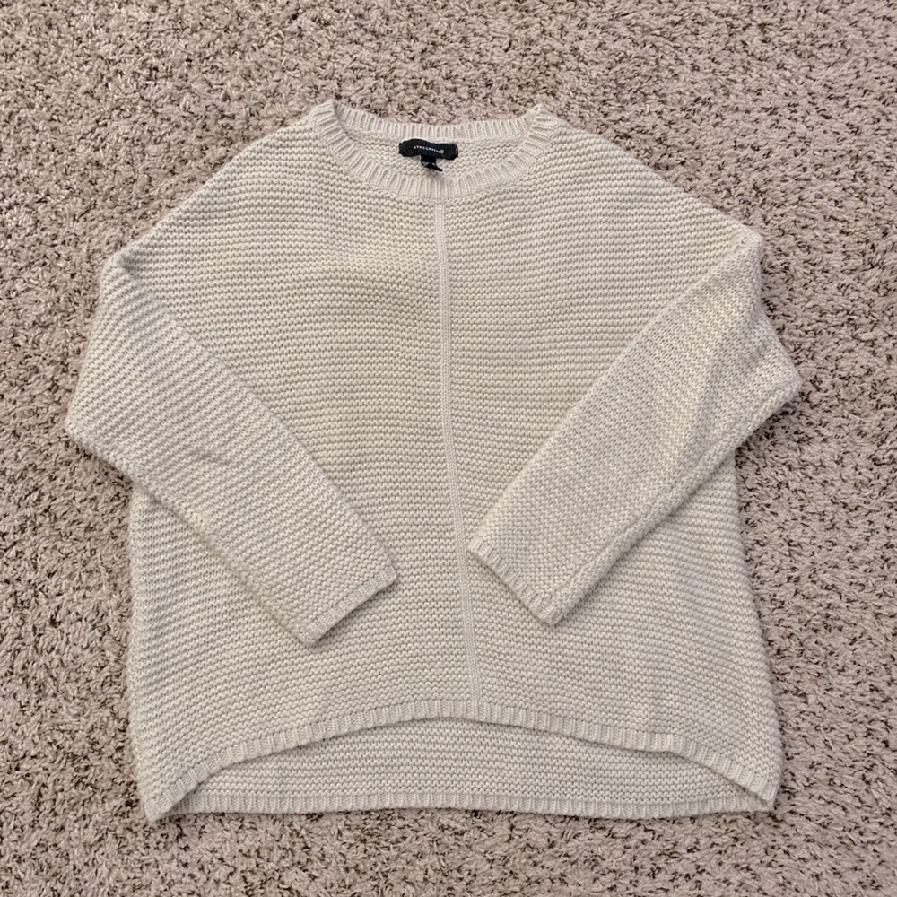 Chunky off-white sweater